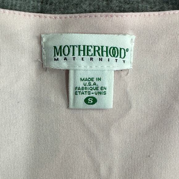 Vintage Y2K Motherhood Maternity Babydoll Top size Small Pink Floral - Picture 4 of 7